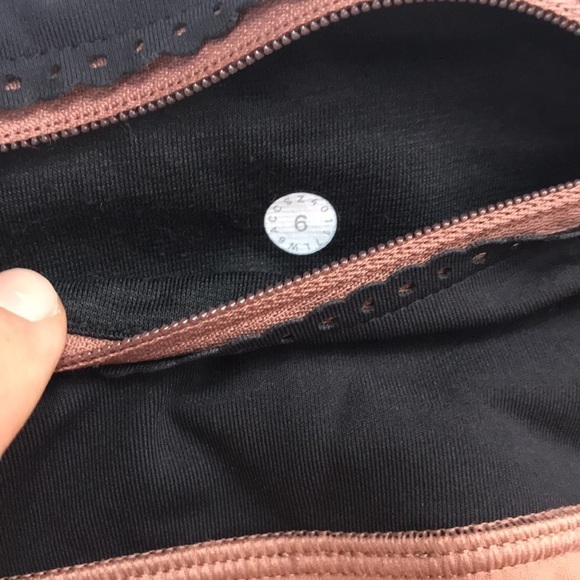 Lululemon Smooth Stride Crop Henna / Black - Picture 8 of 9